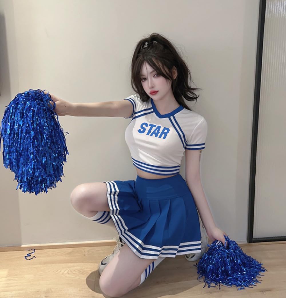 Amazon | チアガール k-pop 衣装 韓国 ダンス衣装 チア衣装 チアダンス